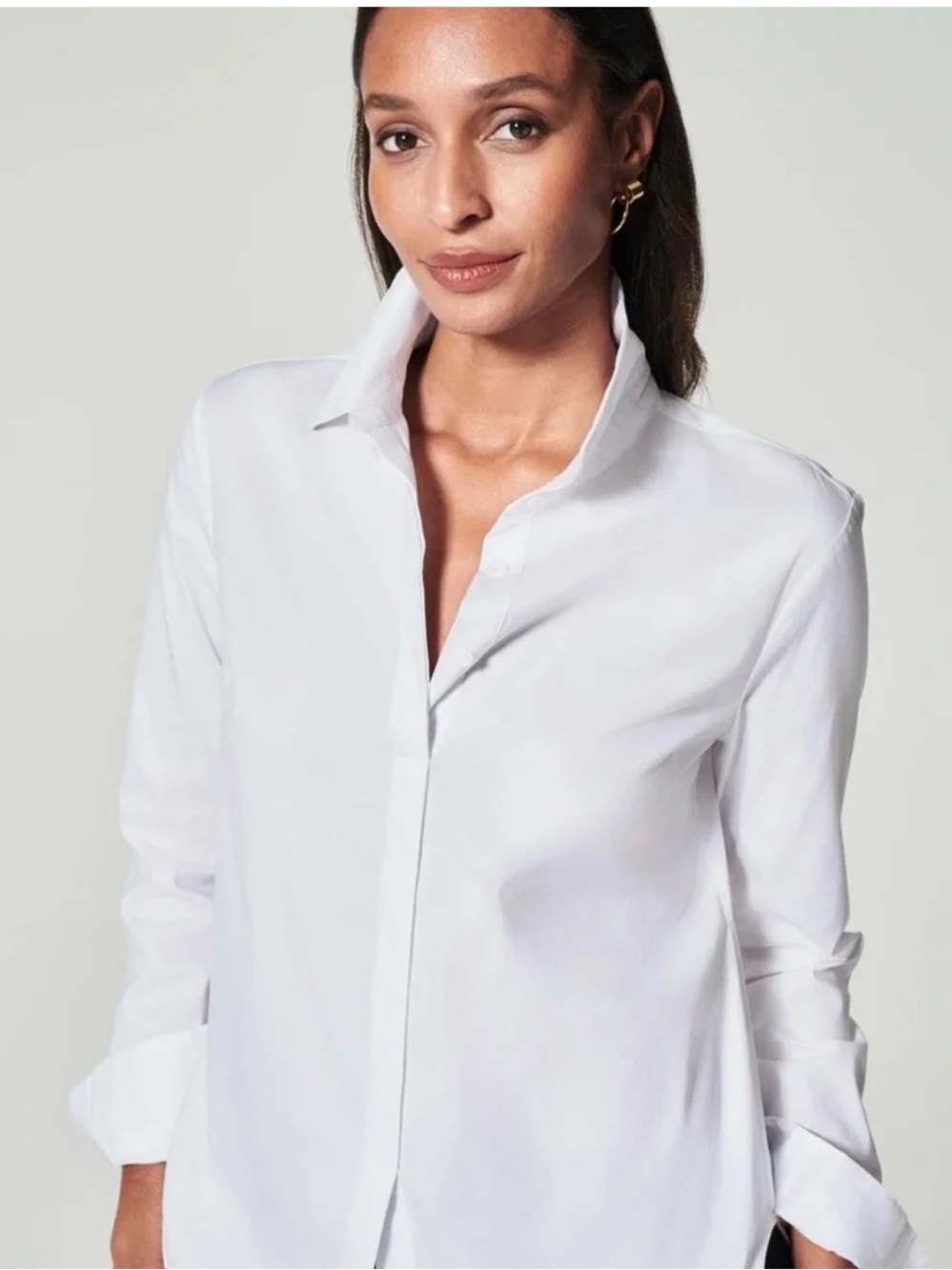 SPANX Women’s Dress Shirt - Classic Collared Long Sleeve